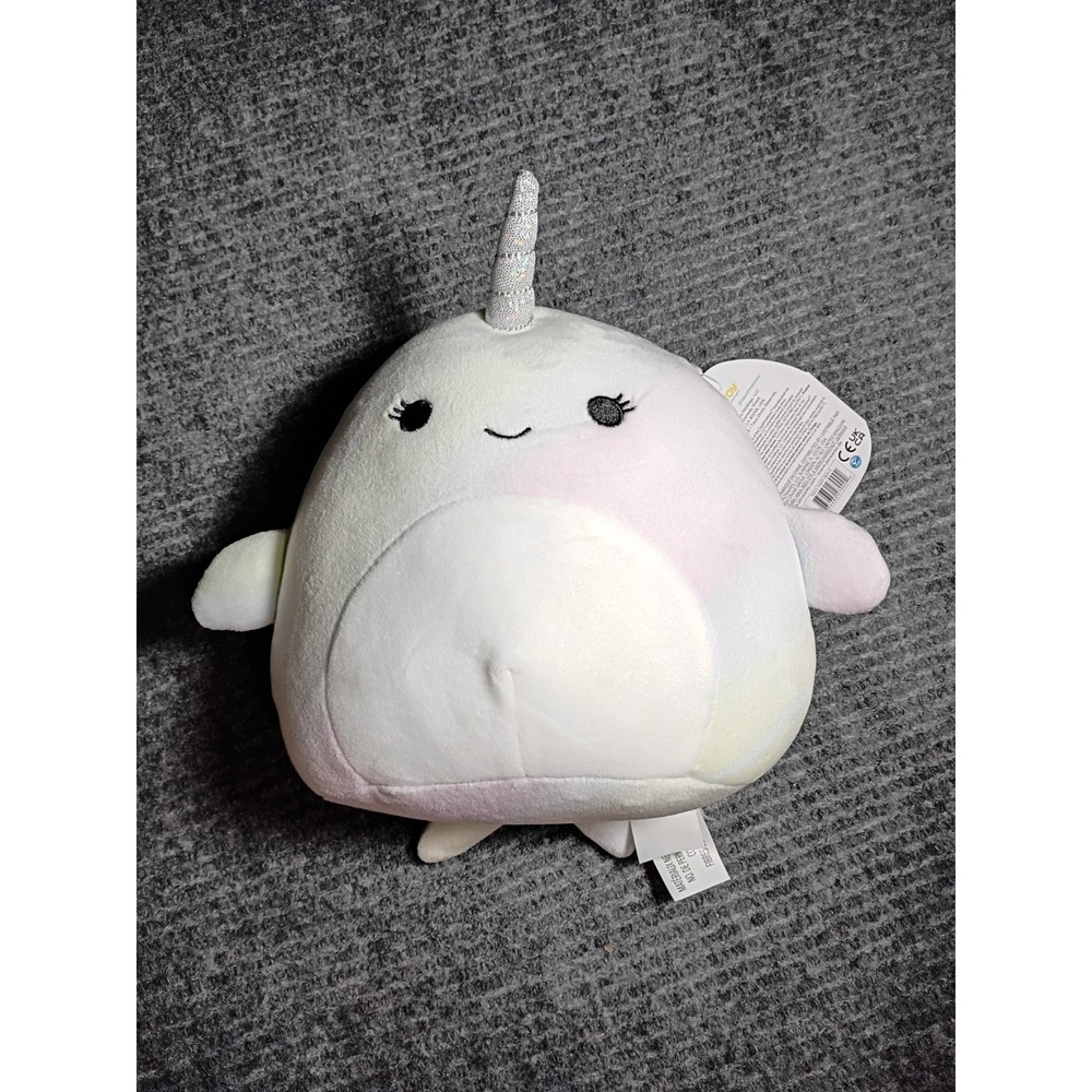 Marianovella Narwhal Squishmallow Plush With Tags About 9 Inches Long